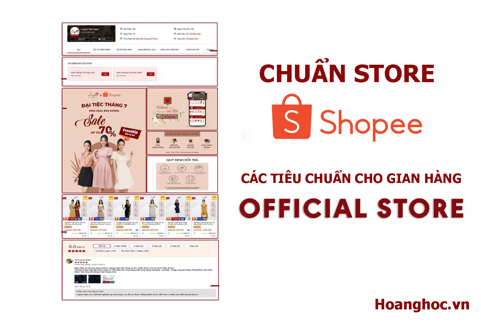 Chuẩn Store Shopee là gì? Các tiêu chuẩn cho gian hàng Official Store trên Shopee