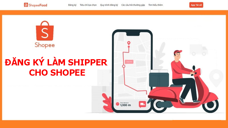 cách đăng ký làm shipper cho Shopee