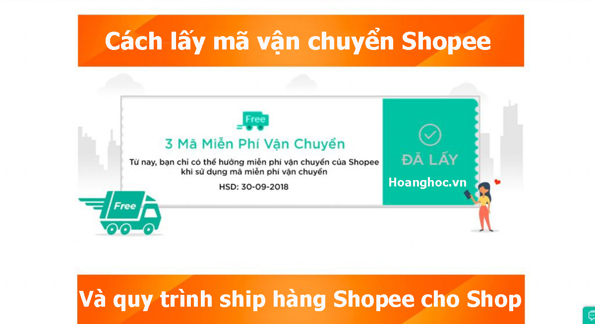 Cách lấy mã vận chuyển Shopee và quy trình ship hàng Shopee cho shop